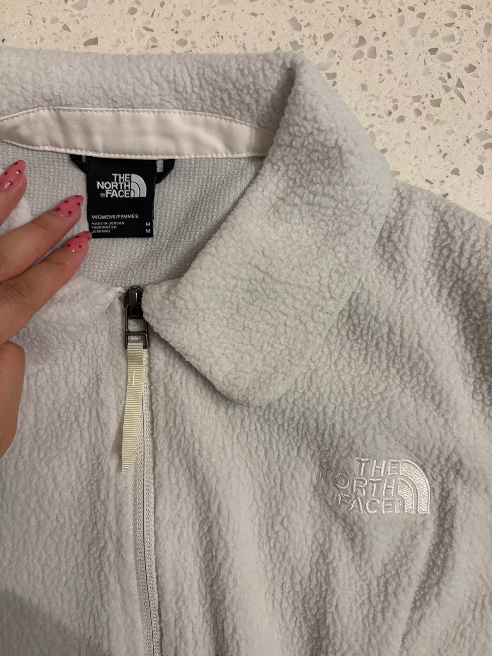 The North Face Women's Cream Teddy Fleece Jacket